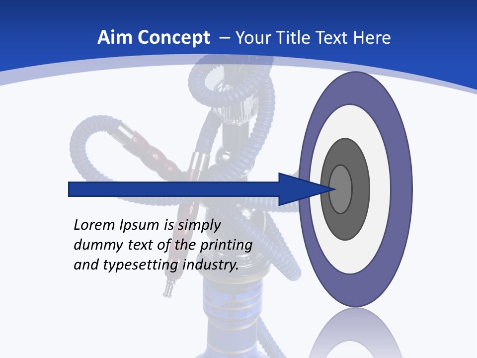 Middle Exhale Intoxicated PowerPoint Template