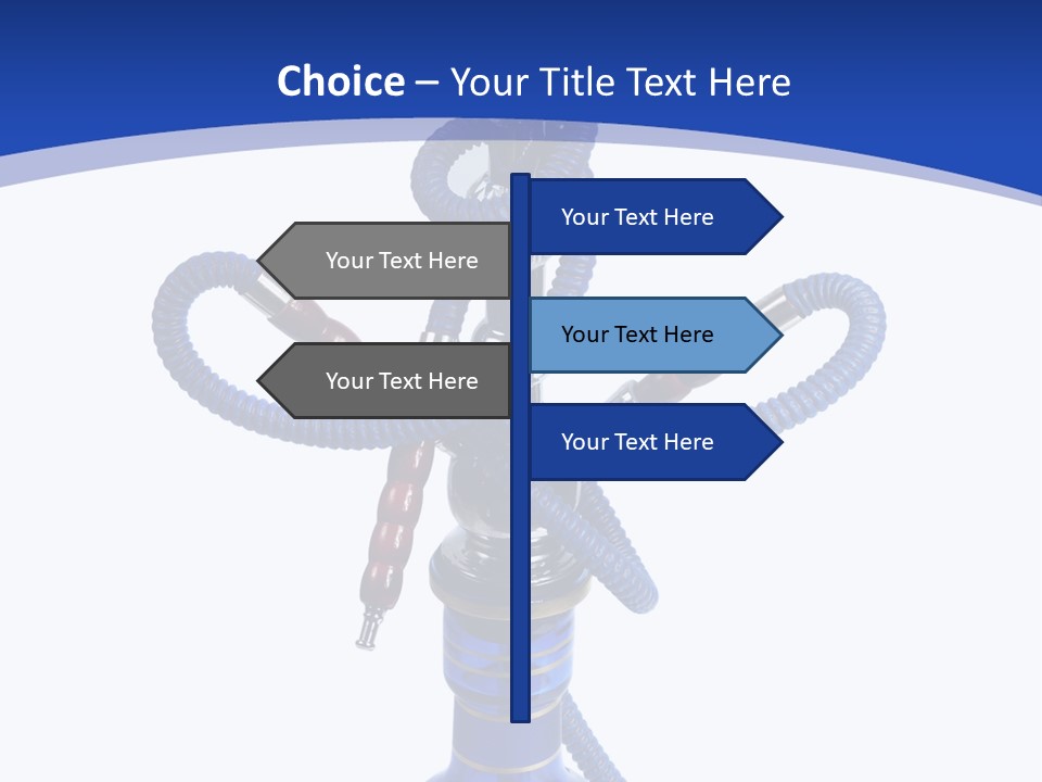 Middle Exhale Intoxicated PowerPoint Template