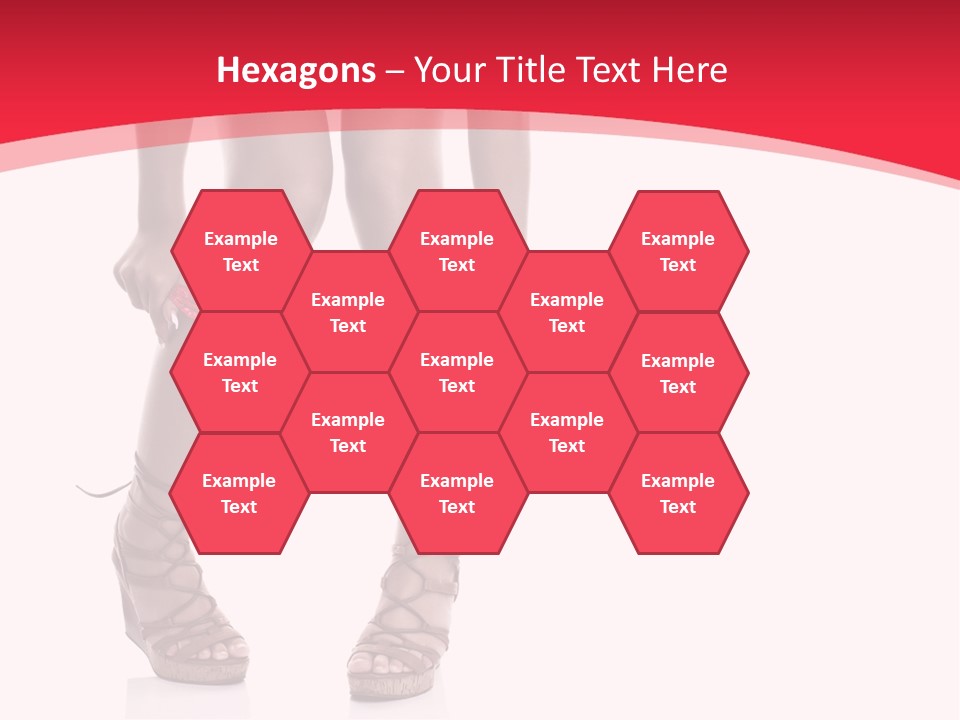 Shoes White Female PowerPoint Template