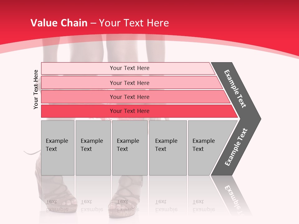 Shoes White Female PowerPoint Template