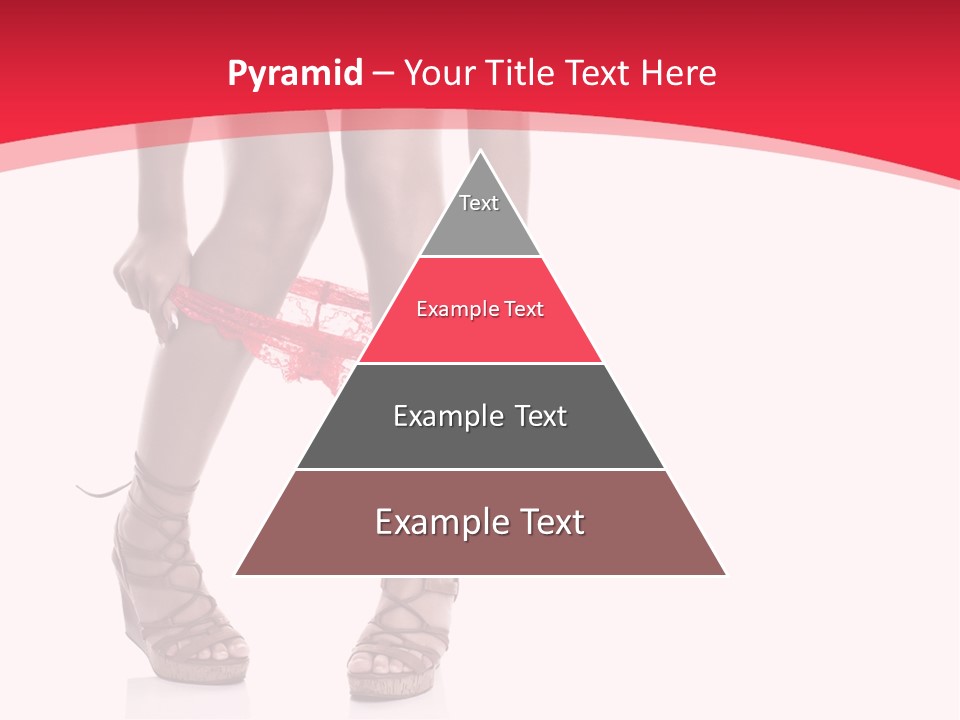 Shoes White Female PowerPoint Template