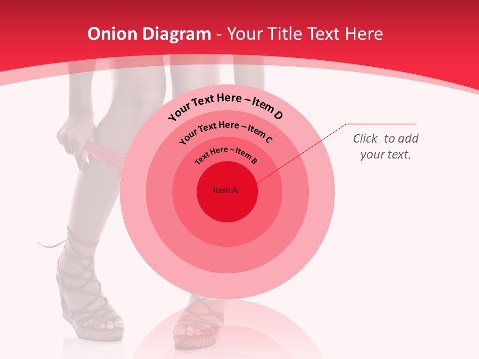 Shoes White Female PowerPoint Template