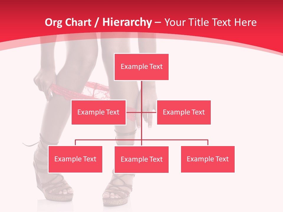 Shoes White Female PowerPoint Template