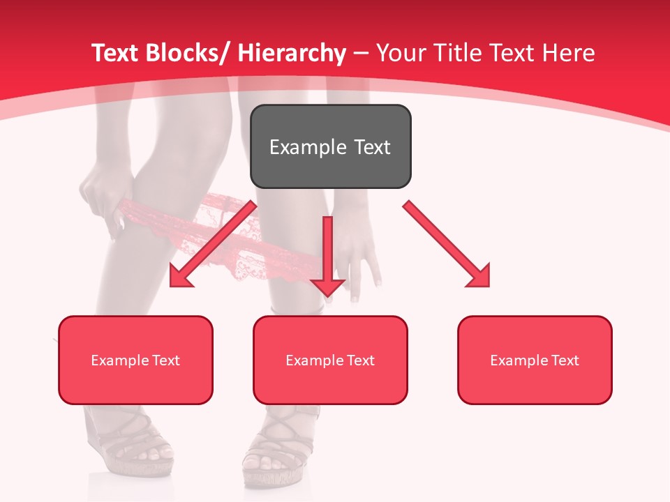 Shoes White Female PowerPoint Template