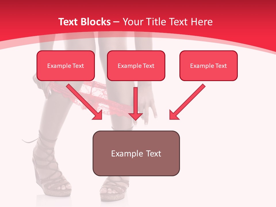 Shoes White Female PowerPoint Template