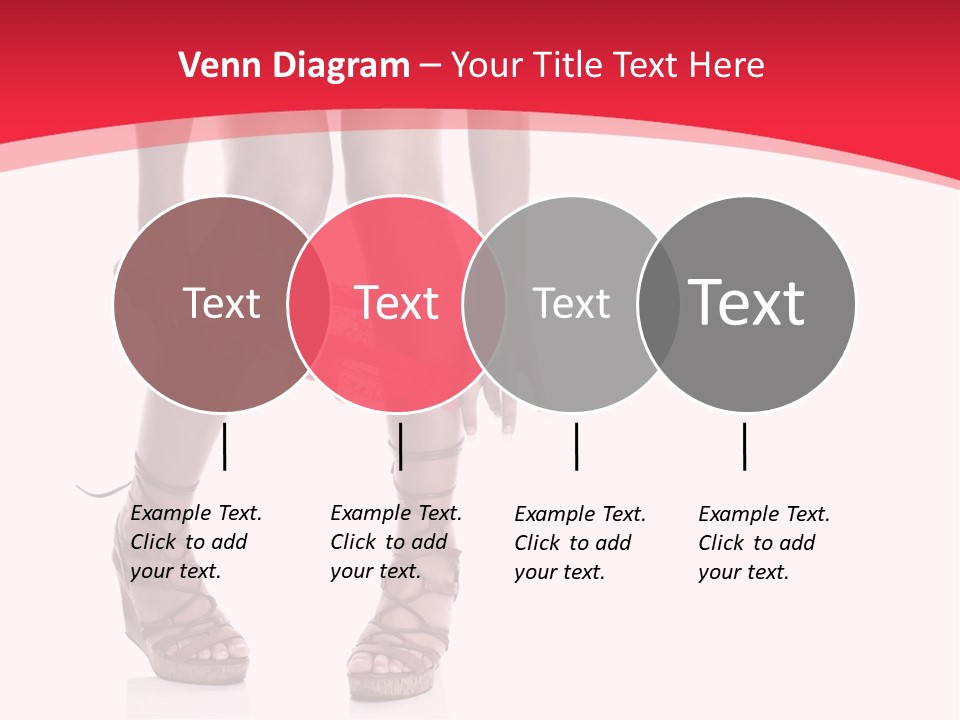 Shoes White Female PowerPoint Template
