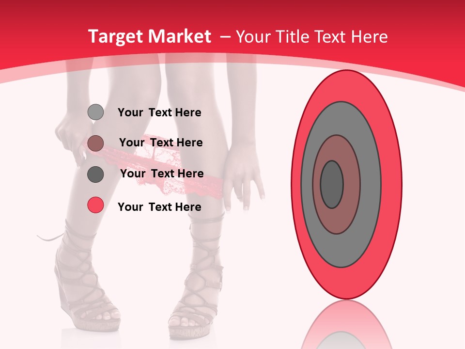 Shoes White Female PowerPoint Template