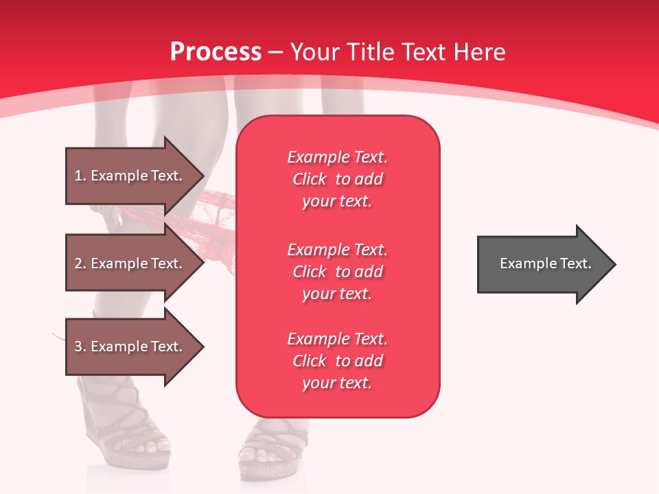 Shoes White Female PowerPoint Template