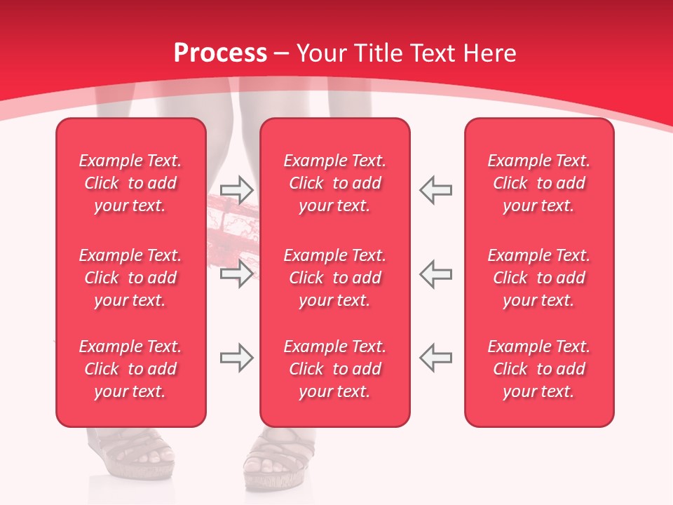 Shoes White Female PowerPoint Template