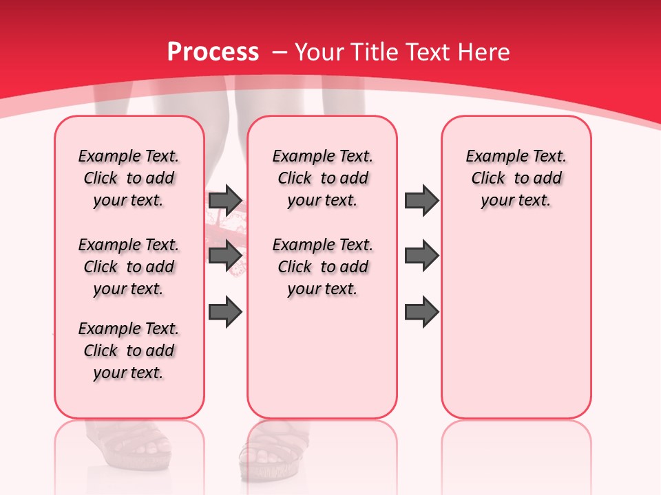 Shoes White Female PowerPoint Template