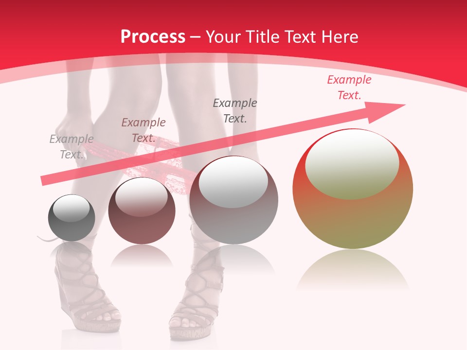Shoes White Female PowerPoint Template