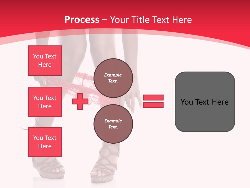 Shoes White Female PowerPoint Template