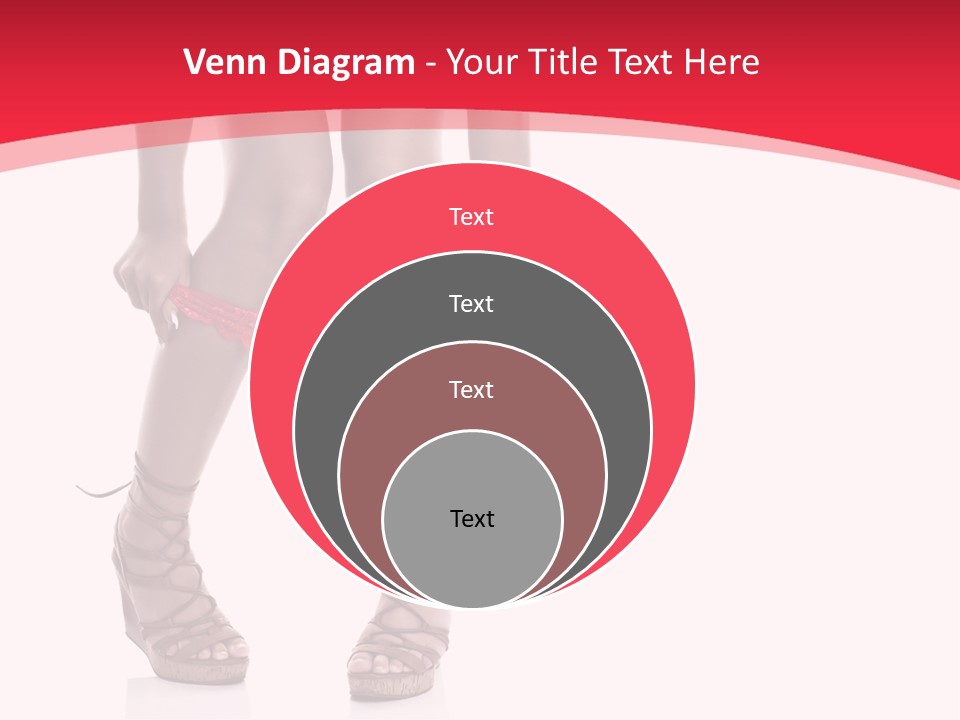 Shoes White Female PowerPoint Template