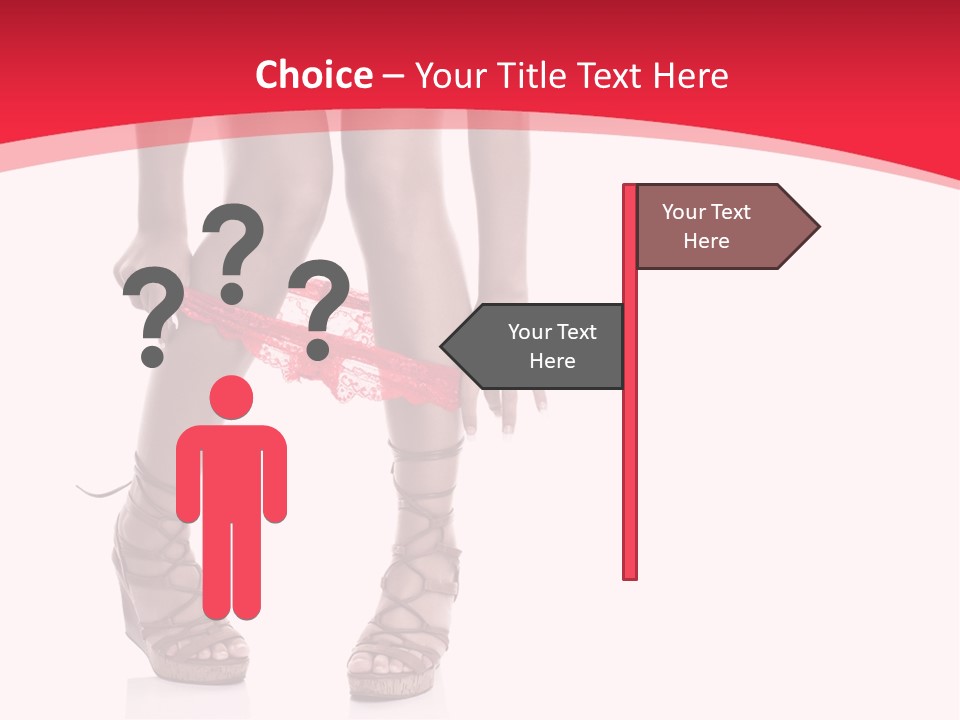 Shoes White Female PowerPoint Template