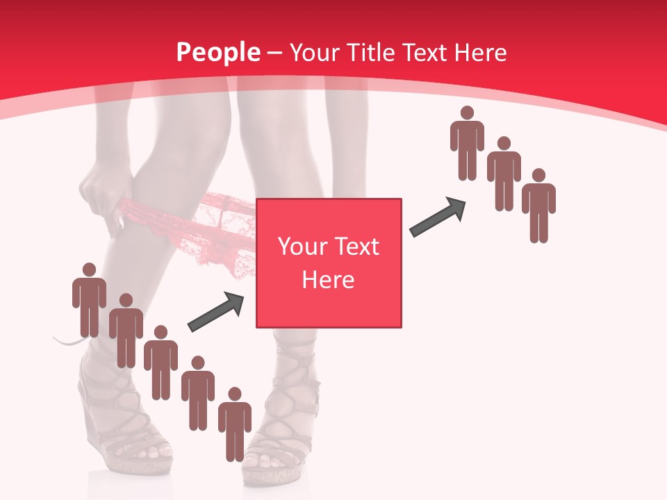 Shoes White Female PowerPoint Template