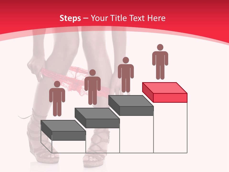 Shoes White Female PowerPoint Template
