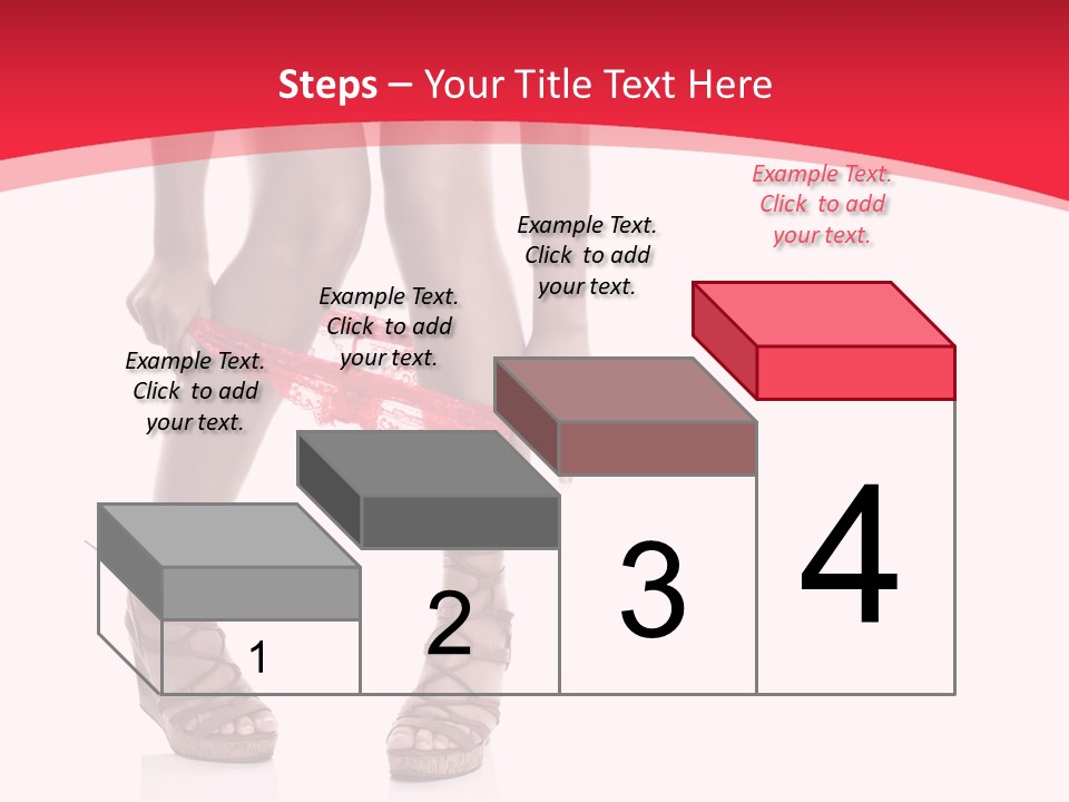 Shoes White Female PowerPoint Template