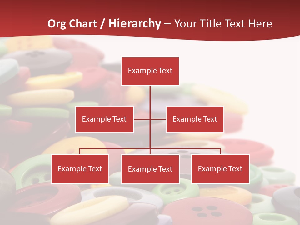 Textile Pool Buttons PowerPoint Template