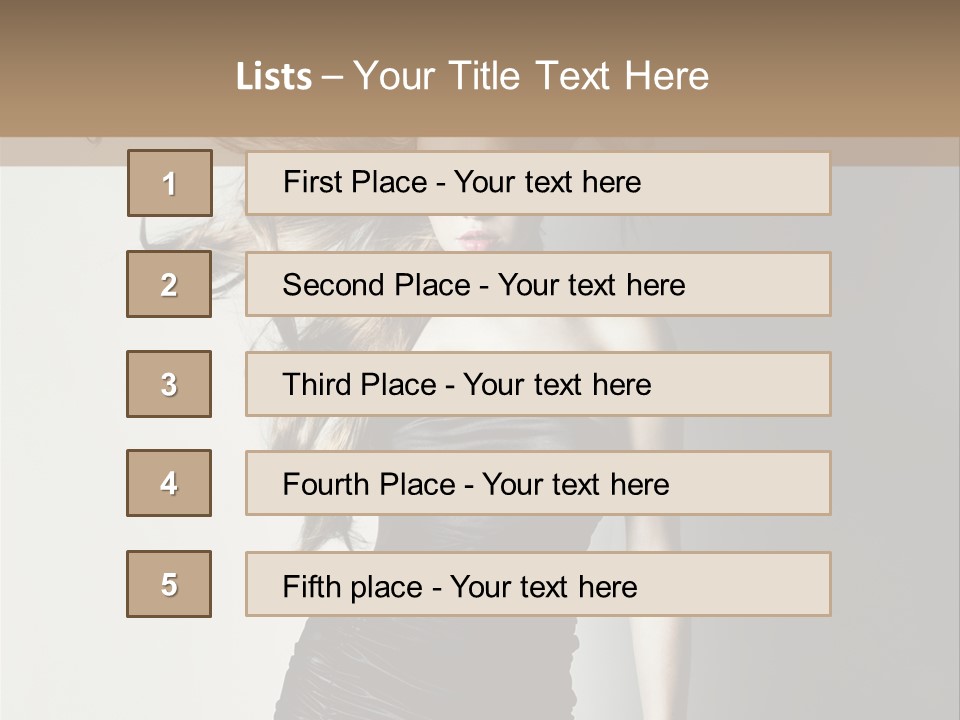 Vogue Person Pleasure PowerPoint Template