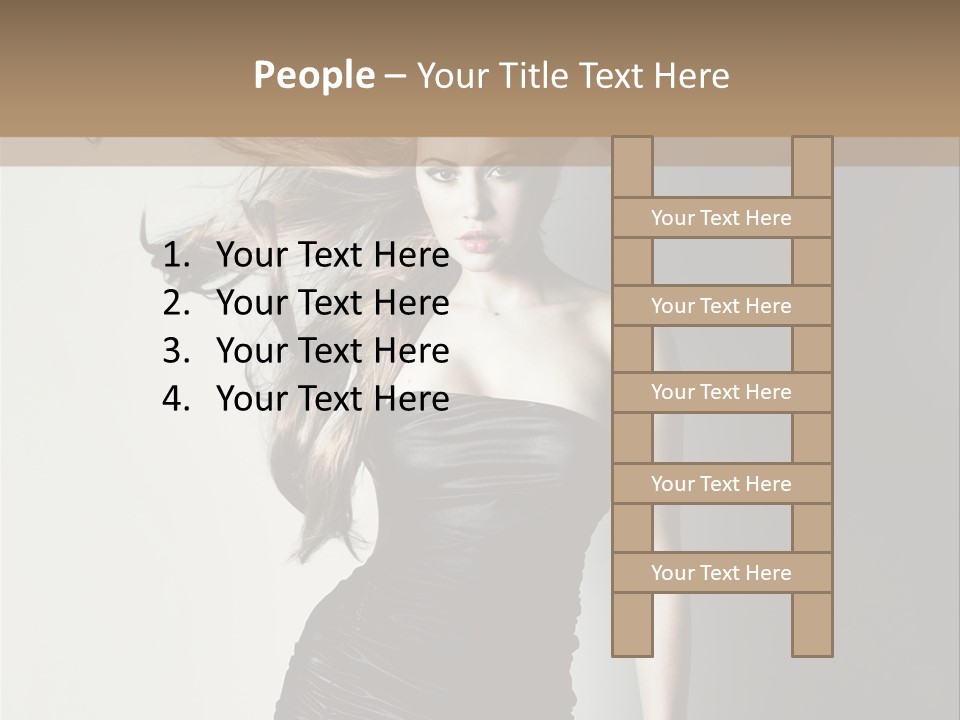 Vogue Person Pleasure PowerPoint Template