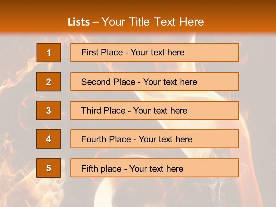 Listening Cheerful Hot PowerPoint Template