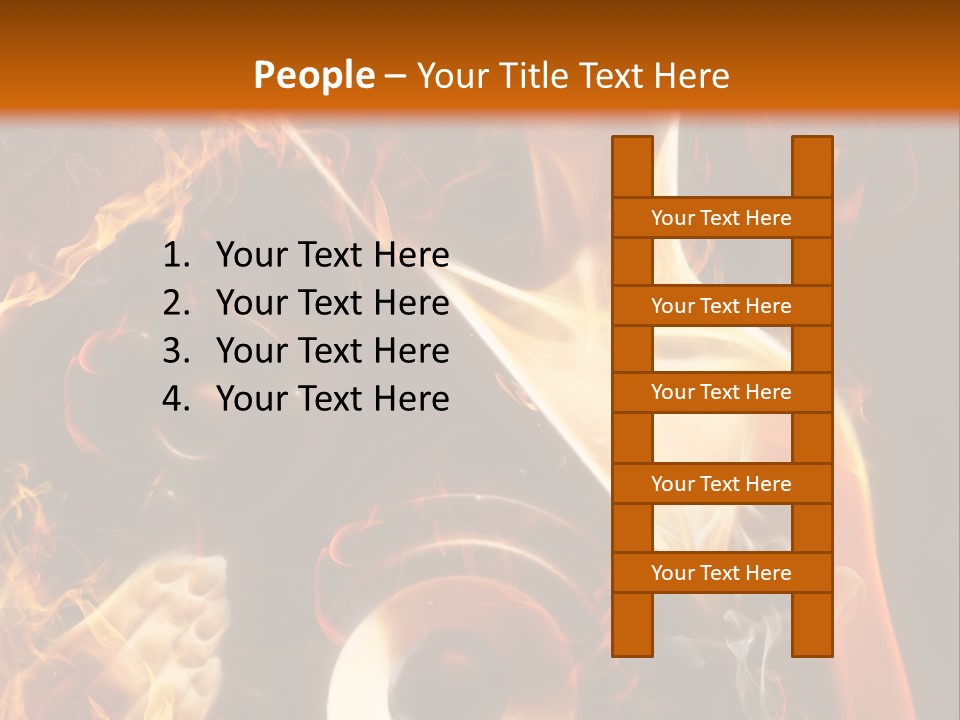 Listening Cheerful Hot PowerPoint Template