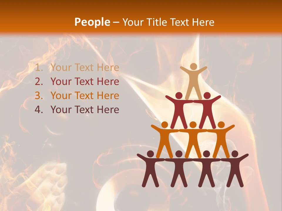 Listening Cheerful Hot PowerPoint Template