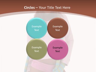 Women Cheerful Shorts PowerPoint Template