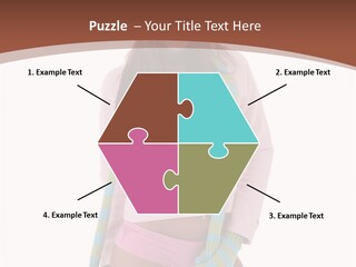 Women Cheerful Shorts PowerPoint Template
