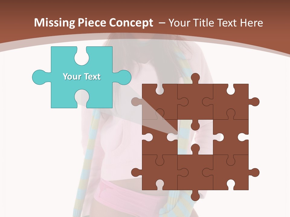 Women Cheerful Shorts PowerPoint Template