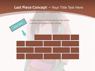Women Cheerful Shorts PowerPoint Template
