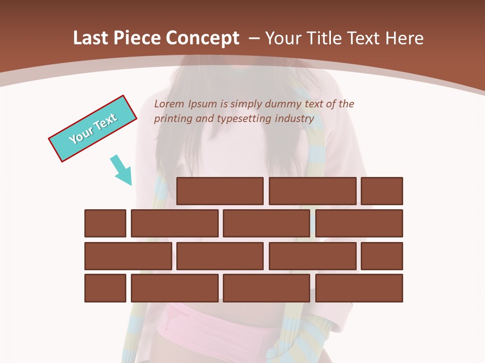 Women Cheerful Shorts PowerPoint Template