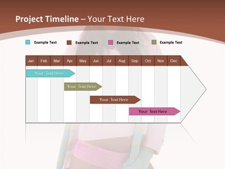 Women Cheerful Shorts PowerPoint Template