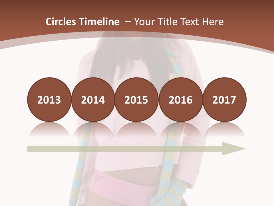 Women Cheerful Shorts PowerPoint Template