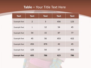 Women Cheerful Shorts PowerPoint Template