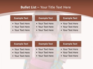 Women Cheerful Shorts PowerPoint Template