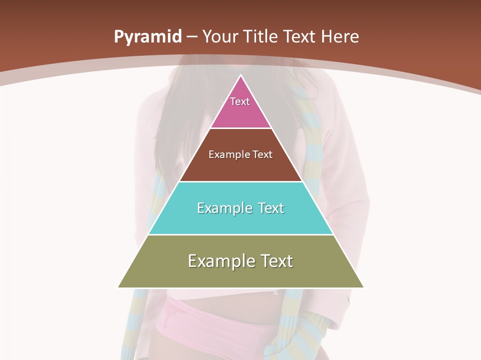 Women Cheerful Shorts PowerPoint Template