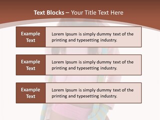 Women Cheerful Shorts PowerPoint Template