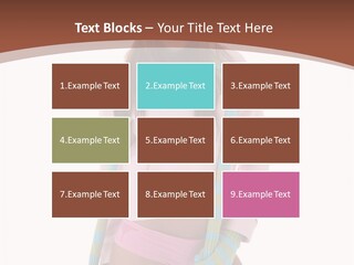 Women Cheerful Shorts PowerPoint Template