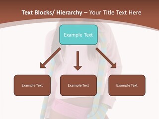 Women Cheerful Shorts PowerPoint Template