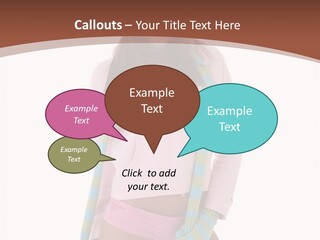 Women Cheerful Shorts PowerPoint Template