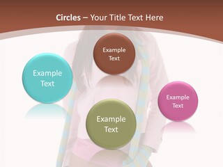 Women Cheerful Shorts PowerPoint Template