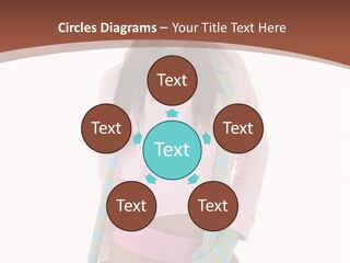 Women Cheerful Shorts PowerPoint Template