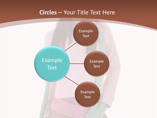 Women Cheerful Shorts PowerPoint Template
