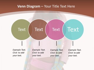Women Cheerful Shorts PowerPoint Template