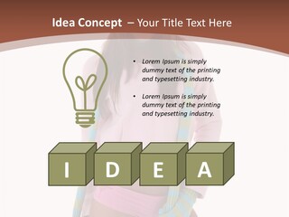 Women Cheerful Shorts PowerPoint Template