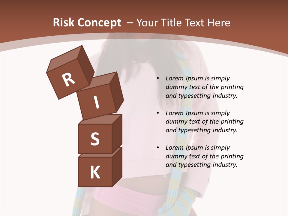 Women Cheerful Shorts PowerPoint Template