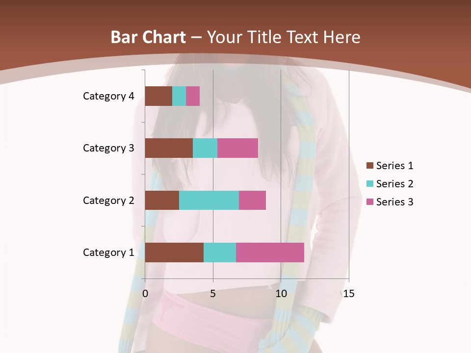 Women Cheerful Shorts PowerPoint Template