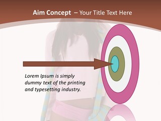 Women Cheerful Shorts PowerPoint Template