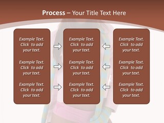 Women Cheerful Shorts PowerPoint Template